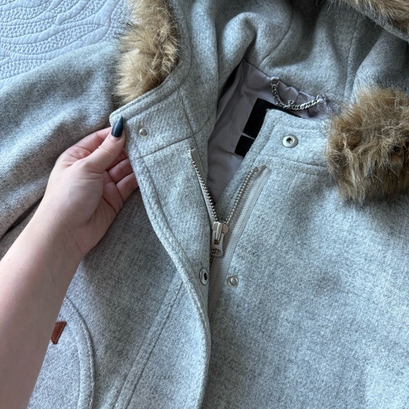 J. Crew - Chateau Parka Italian Stadium Cloth Wool Coat - Heather Dusk (Gray) - Picture 5 of 15